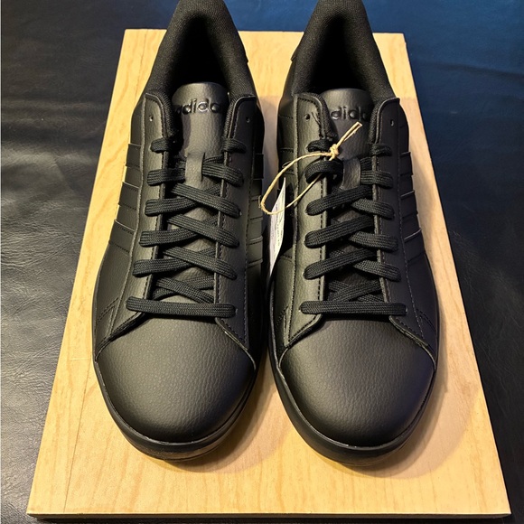 Adidas Men’s Grand Court 2.0 Black Size 10 - Picture 2 of 8